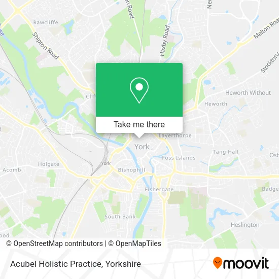 Acubel Holistic Practice map