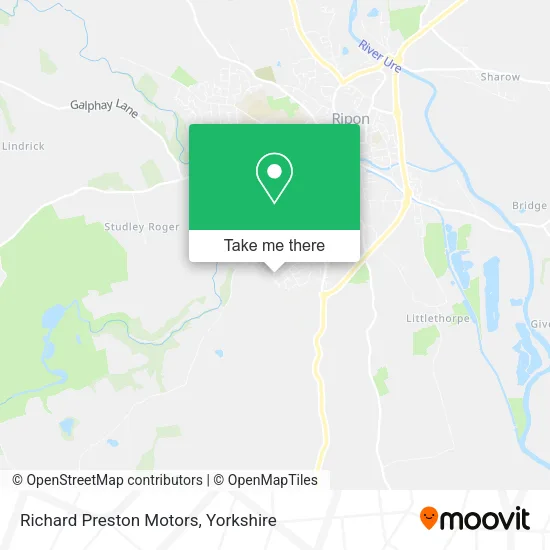 Richard Preston Motors map