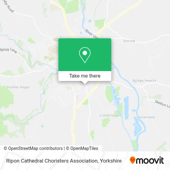 Ripon Cathedral Choristers Association map