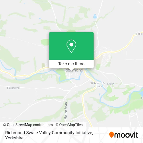 Richmond Swale Valley Community Initiative map