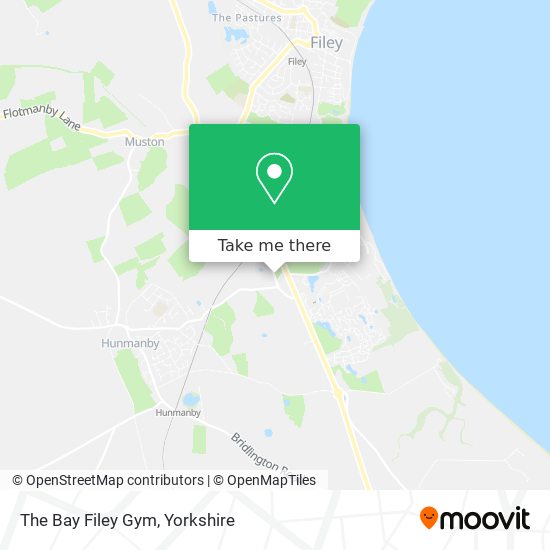 The Bay Filey Gym map