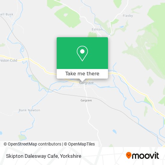 Skipton Dalesway Cafe map
