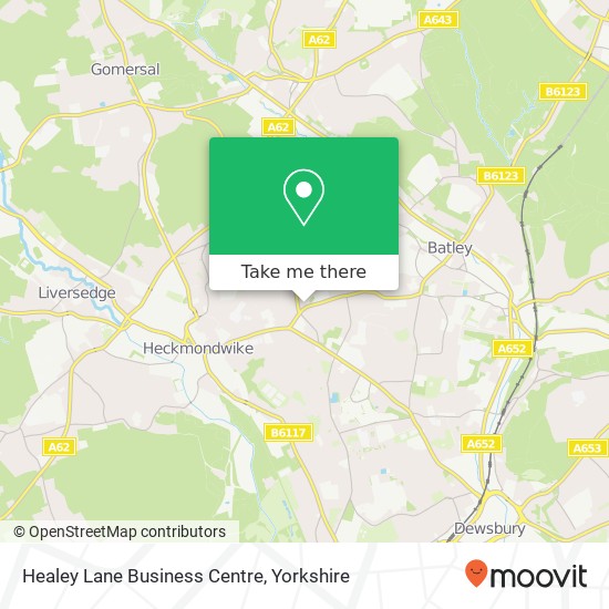 Healey Lane Business Centre map