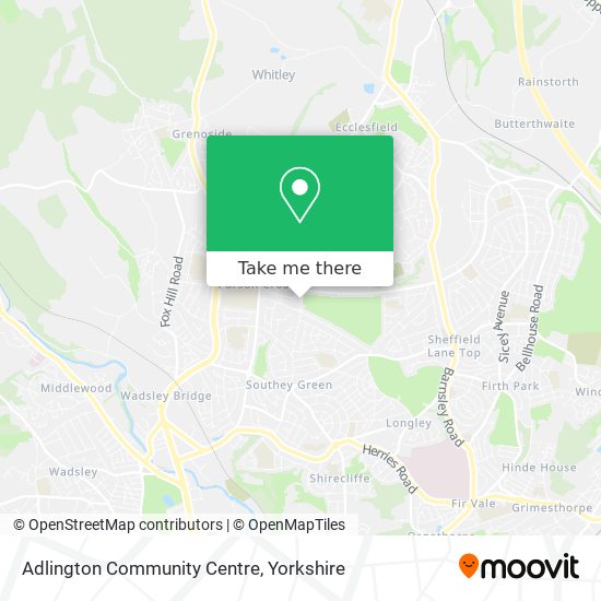 Adlington Community Centre map
