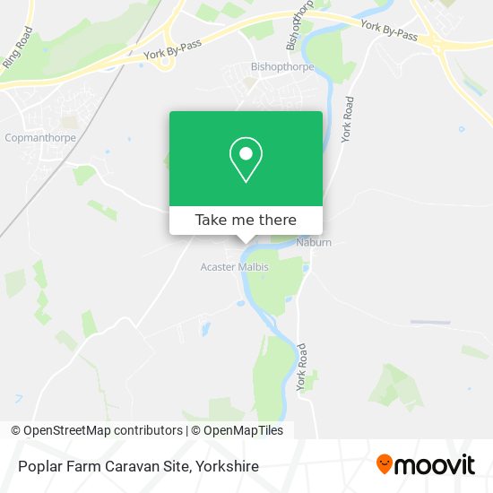 Poplar Farm Caravan Site map