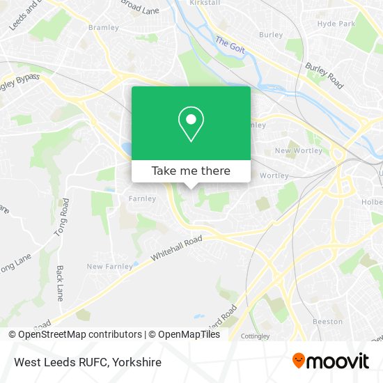West Leeds RUFC map