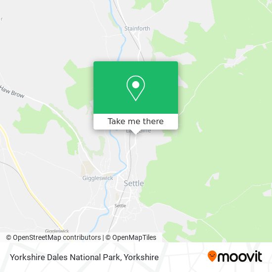 Yorkshire Dales National Park map