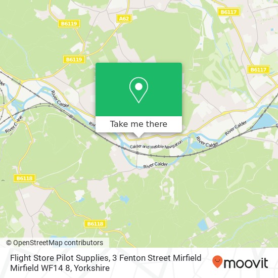 Flight Store Pilot Supplies, 3 Fenton Street Mirfield Mirfield WF14 8 map