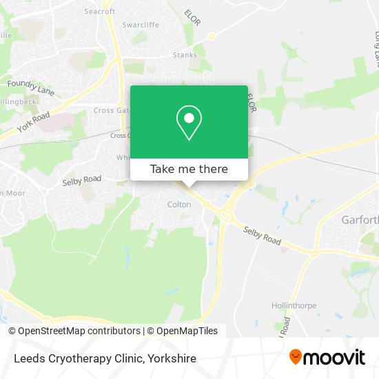 Leeds Cryotherapy Clinic map
