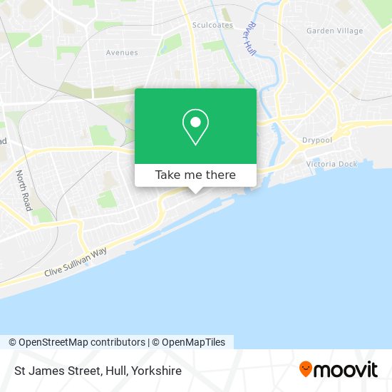 St James Street, Hull map