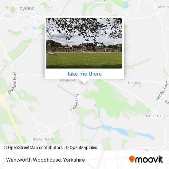 Wentworth Woodhouse map