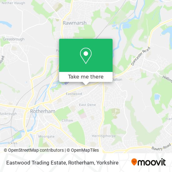 Eastwood Trading Estate, Rotherham map