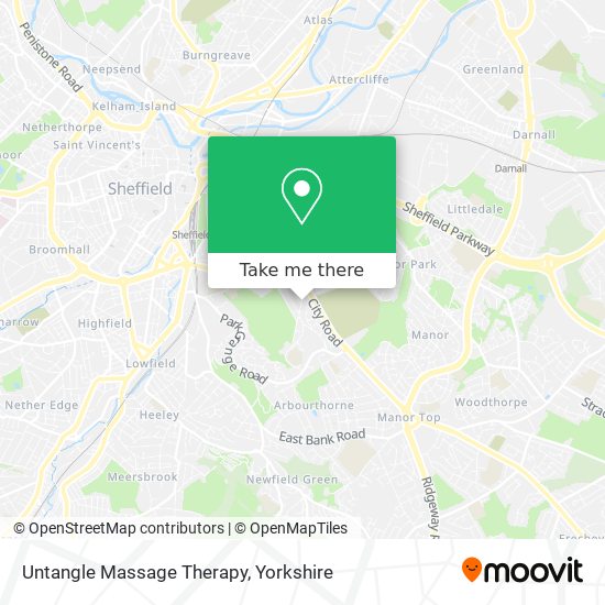Untangle Massage Therapy map