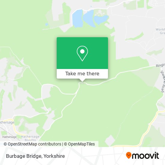 Burbage Bridge map