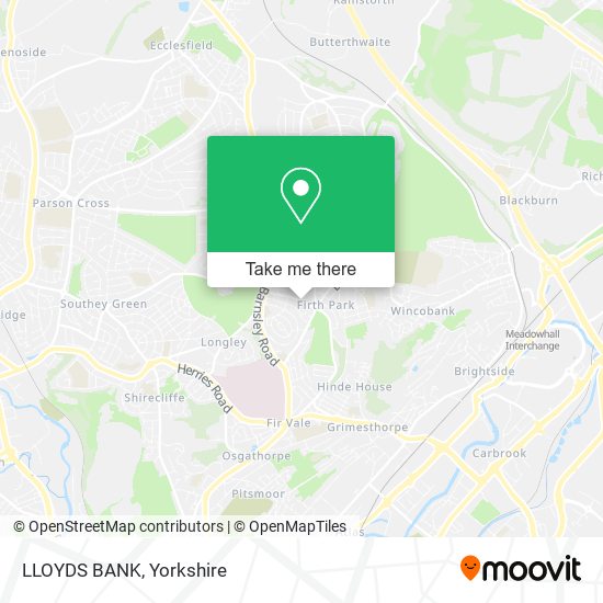 LLOYDS BANK map