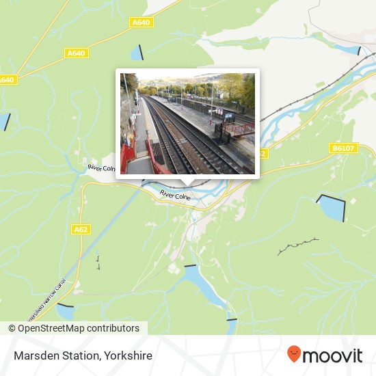 Marsden Station map