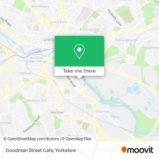 Goodman Street Cafe map