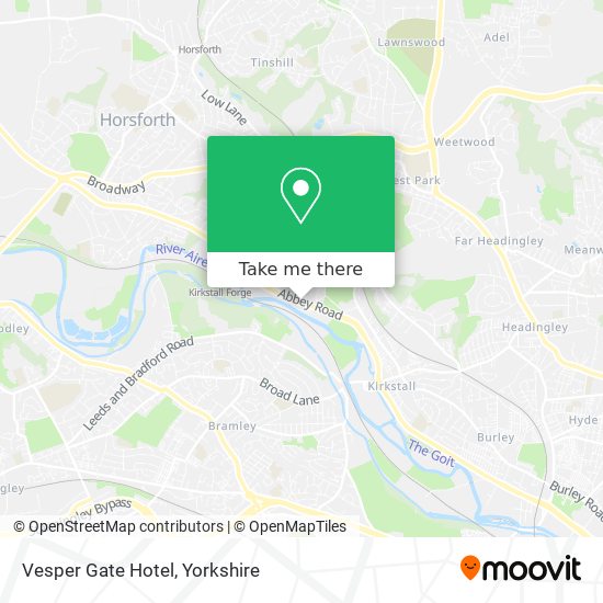 Vesper Gate Hotel map
