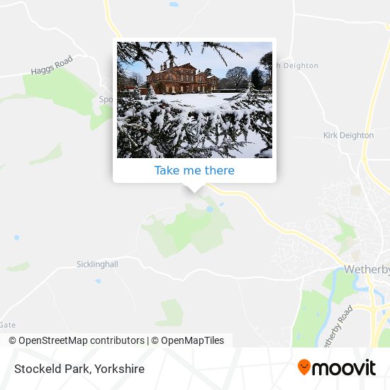 Stockeld Park map