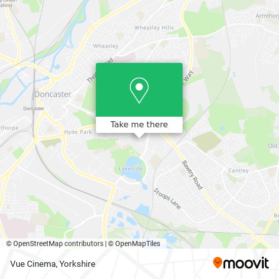 Vue Cinema map