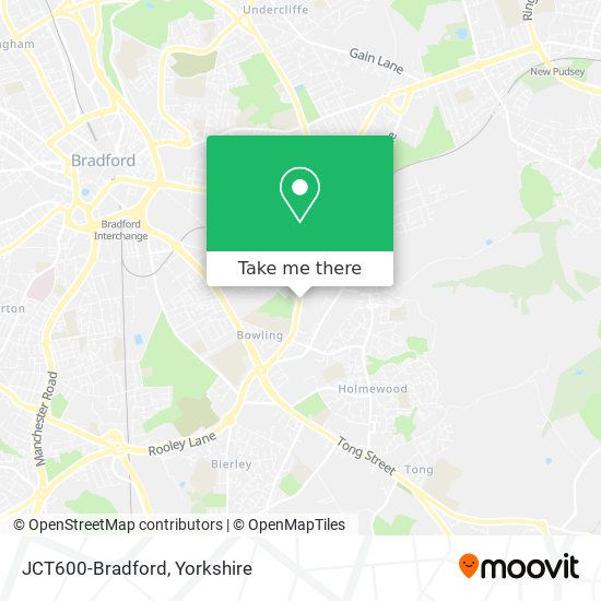 JCT600-Bradford map