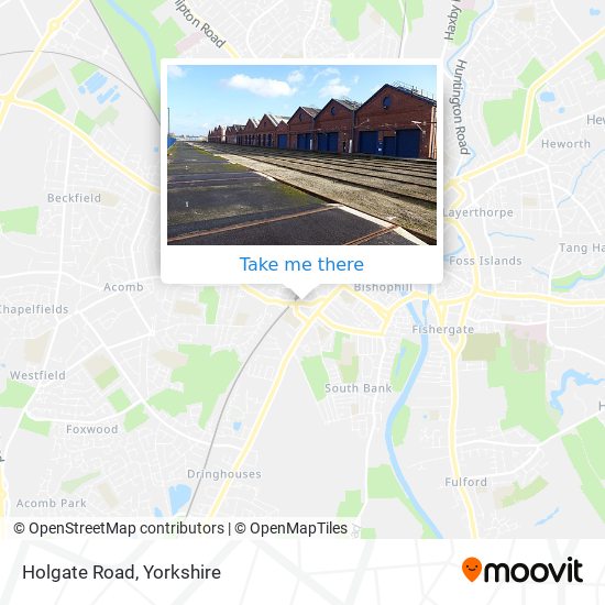 Holgate Road map