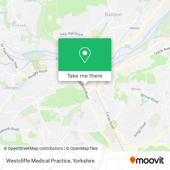 Westcliffe Medical Practice map