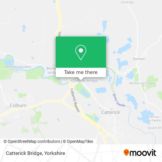 Catterick Bridge map