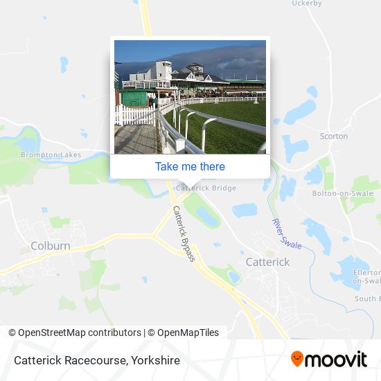 Catterick Racecourse map