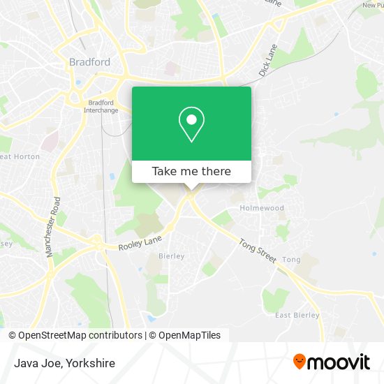 Java Joe map