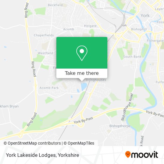 York Lakeside Lodges map