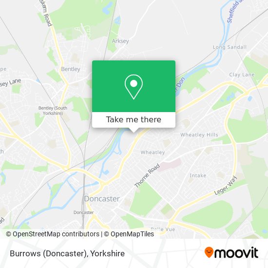 Burrows (Doncaster) map