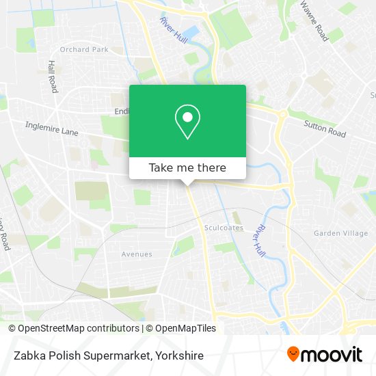 Zabka Polish Supermarket map