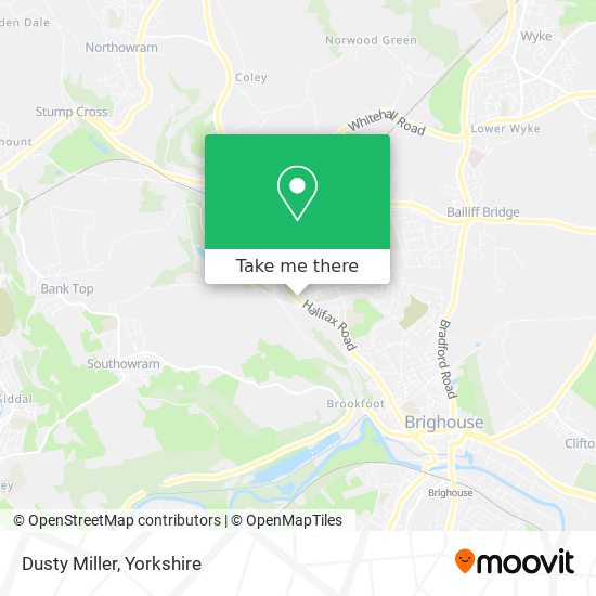 Dusty Miller map