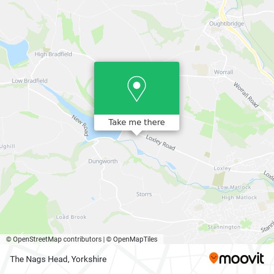 The Nags Head map