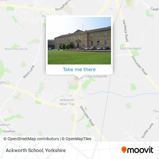 Ackworth School map