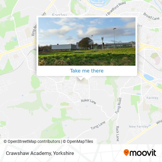 Crawshaw Academy map