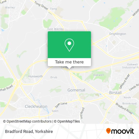 Bradford Road map