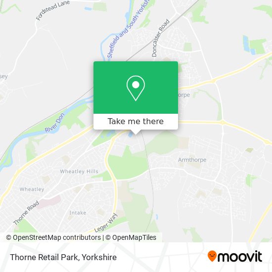 Thorne Retail Park map
