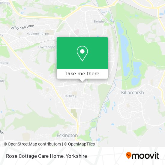 Rose Cottage Care Home map