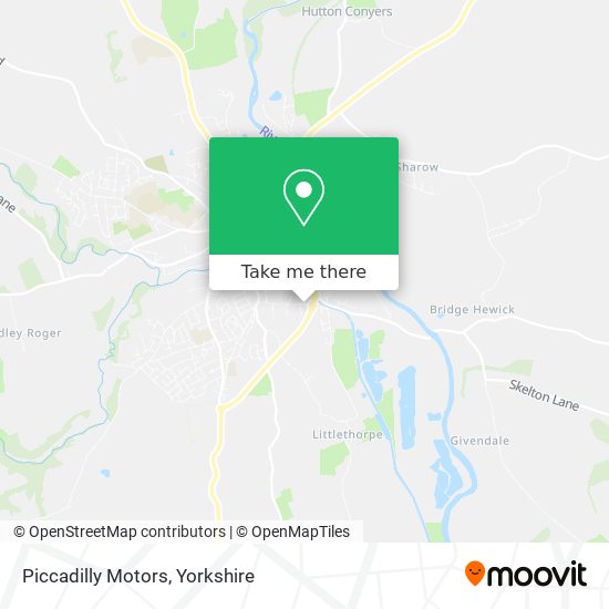 Piccadilly Motors map