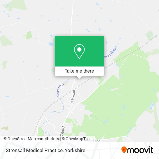 Strensall Medical Practice map