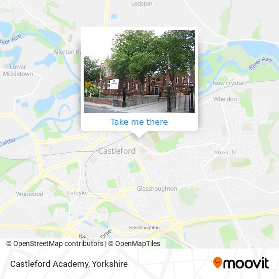 Castleford Academy map