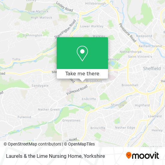 Laurels & the Lime Nursing Home map