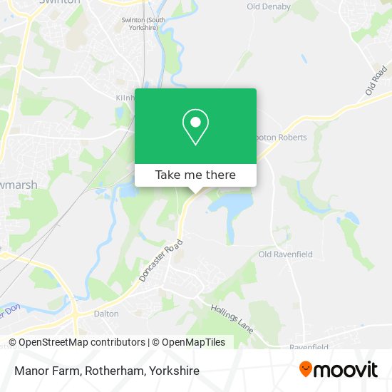 Manor Farm, Rotherham map