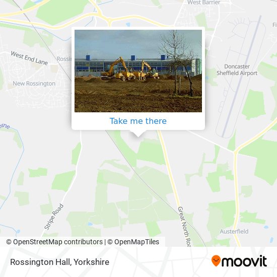 Rossington Hall map