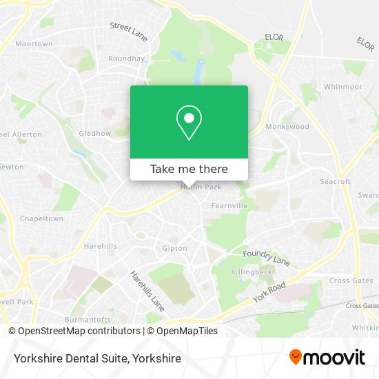 Yorkshire Dental Suite map