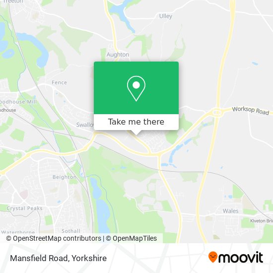 Mansfield Road map