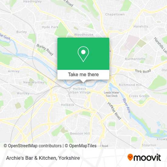 Archie's Bar & Kitchen map