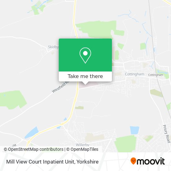 Mill View Court Inpatient Unit map